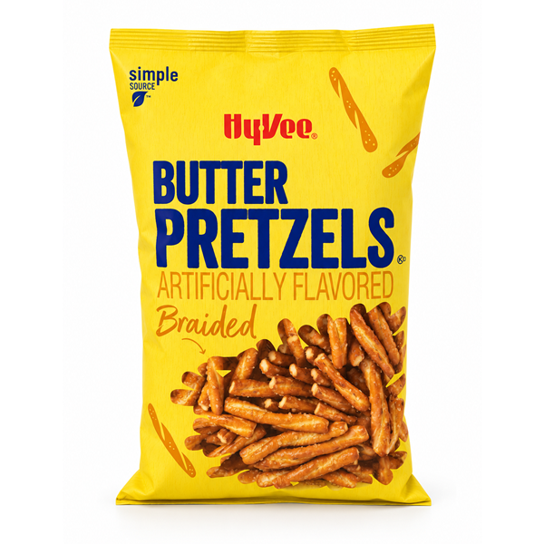 Hy-Vee Butter Braided Pretzels, image courtesy of Hy-Vee
