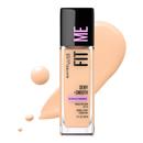 Maybelline Fit Me Dewy + Smooth Liquid Foundation Makeup with SPF 18 Classic Ivory