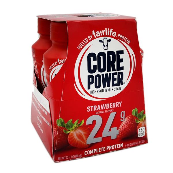 Core Power Strawberry Ready to Drink Protein Shakes 48 fl oz Bottles