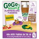 GoGo Squeez 4 Pack Banana Almond Blend Pudding
