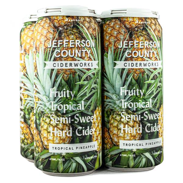 Jefferson County Ciderworks Tropical Pineapple 4pk | Hy-Vee
