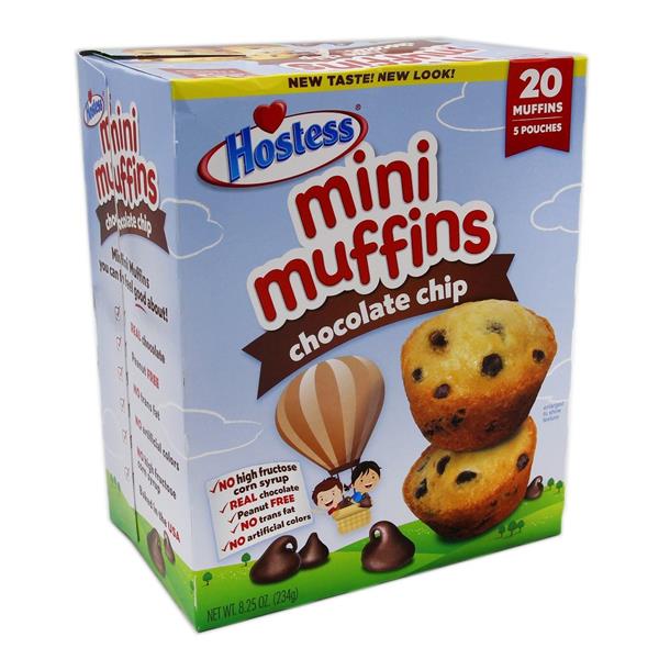 Hostess Mini Muffins Chocolate Chip HyVee Aisles Online Grocery Shopping