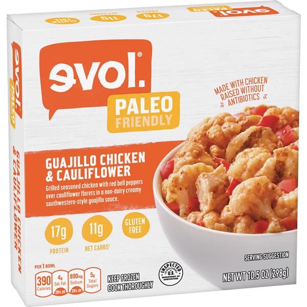 Evol Guajillo Chicken & Cauliflower Bowl HyVee Aisles Online Grocery Shopping
