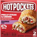 Hot Pockets Frozen Snacks Philly Steak & Cheese with Seasoned Crust Frozen Sandwiches 2pk