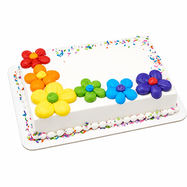 Bubble Daisy - Sheet Cake | Hy-Vee Aisles Online Grocery Shopping