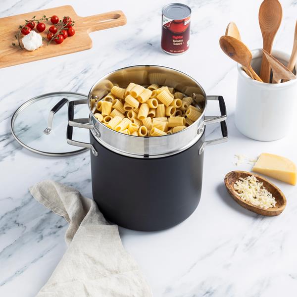 Calphalon 808 8QT パスタ鍋　湯切り付き Reviews for Calphalon Contemporary 8 qt. Stainless Steel