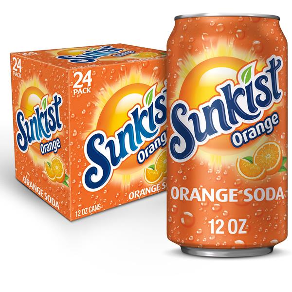 Sunkist Orange Soda, 24Pk | Hy-Vee Aisles Online Grocery Shopping