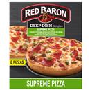 Red Baron Supreme Deep Dish Personal Frozen Pizza 2 Count