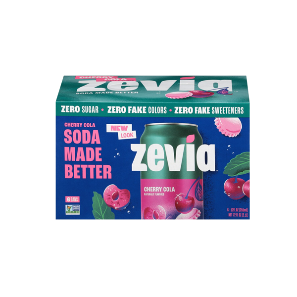 Zevia Zero Calorie Cherry Cola 6 Pack | Hy-Vee Aisles Online