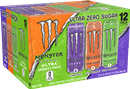 Monster Energy Ultra Variety Pack, Ultra Violet, Ultra Sunrise, Ultra Paradise, 12Pk