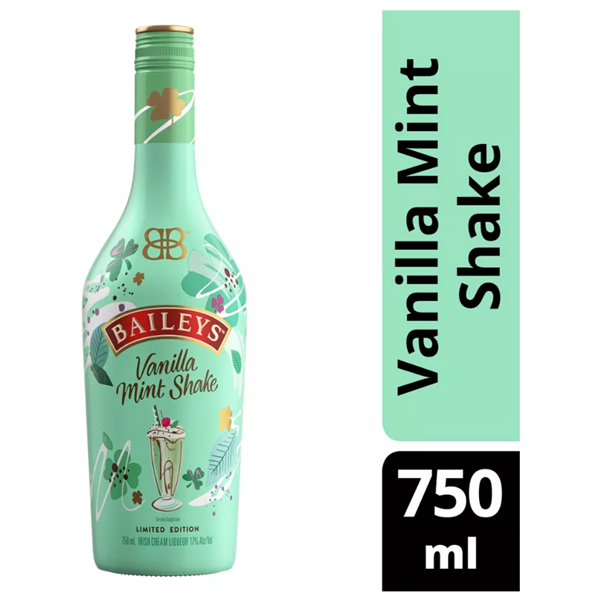 MADE IN USA アメリカ製 美品Bailey/ベイリー Baileys Vanilla Mint Shake Irish Cream Liqueur | Hy-Vee Aisles