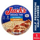Jack's Original Thin Crust Half & Half Pepperoni And Cheese Frozen Pizza