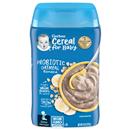 Gerber Cereal for Baby Probiotic Oatmeal Baby Cereal, Banana, 8 oz Canister