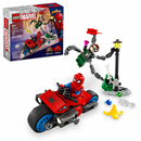 LEGO Marvel Motorcycle Chase: Spider-Man vs. Doc Ock, 76275, 77 Piece, 6+