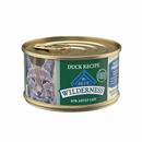 Blue Buffalo Wilderness High Protein Grain Free, Natural Adult Pate Wet Cat Food, Duck