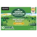 Green Mountain Coffee Roasters Breakfast Blend Single-Serve Keurig K-Cup Pods, Light Roast Coffee 10ct