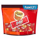 Hershey Chocolate Candy Assortment Miniature Size Reese's and KitKat Family Pack