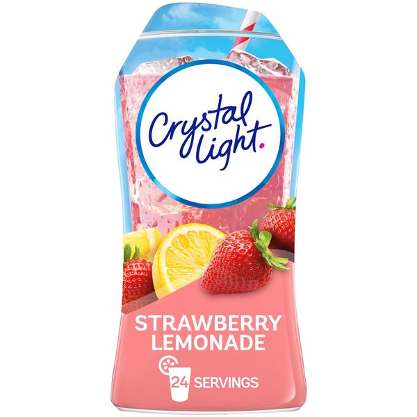 Crystal Light Strawberry Lemonade Naturally Flavored Drink