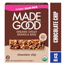 MadeGood Chocolate Chip Granola Bars Family Pack, 12 Pack