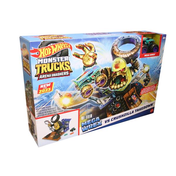 Hot Wheels® Monster Trucks Arena Smashers Mega-Wrex VS Crushzilla