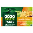 GoGo Squeez Active Energy Release, Tropical Fruit Punch Blend, 10-3.9 oz Pouches