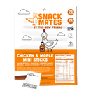 New Primal Snack Mates Chicken & Maple Mini Meat Sticks 7g Protein