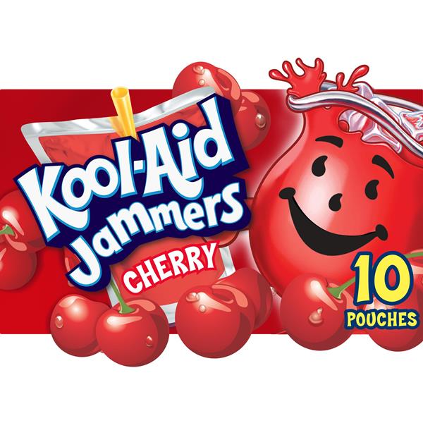 Kool-Aid Jammers Cherry Flavored 0% Juice Drink, 10ct Box | Hy-Vee