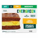 Evergreen Waffle Breakfast Sandwich, Egg & Cheese, 2Ct