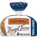 Thomas' Bagel Thins Everything Bagels, 8 count
