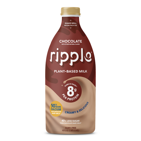 Ripple Milk, Plant-Based, Dairy-Free, Chocolate | Hy-Vee Aisles