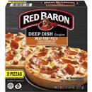 Red Baron Meat Trio Deep Dish Personal Pizza 2 Count