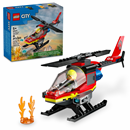 LEGO City Fire Rescue Helicopter Pretend Play Toy 60411