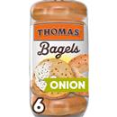 Thomas' Onion Bagels, 6 Count