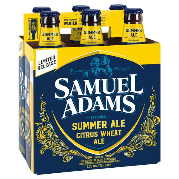 Details about   SAMUEL ADAMS SUMMER ALE "NOW IN SEASON" 6.5" Beer Glass 