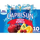 Capri Sun Fruit Punch Naturally Flavored Juice Drink Blend