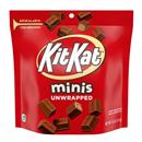 KIT KAT Minis Unwrapped Milk Chocolate Wafer Candy Bag