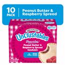 Smucker’s Uncrustables Peanut Butter & Raspberry Spread Sandwiches, 10-2 oz.