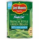 Del Monte Blue Lake 50% Less Sodium French Style Green Beans