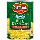 Del Monte Fresh Cut Golden Sweet Whole Kernel Corn No Salt Added