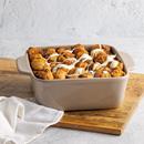 Hy-Vee Seasons 8 In. Square Ceramic Baker in Chateau Gray
