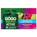 GoGo Squeez Cherry Raspberry & Lime Fruit Blend with Electrolytes 10-3.9 oz Pouches