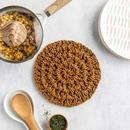Hy-Vee Seasons Knotted Trivet in Honey Mustard