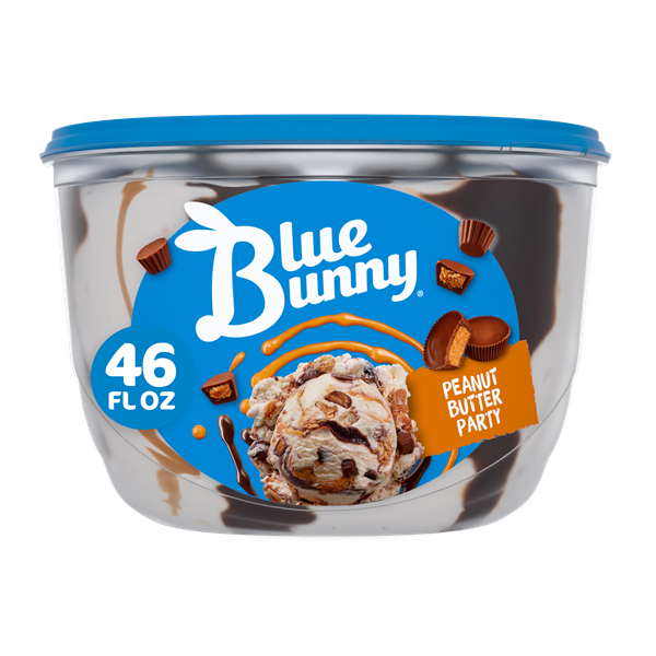 Blue Bunny Peanut Butter Party Frozen Dessert | Hy-Vee Aisles
