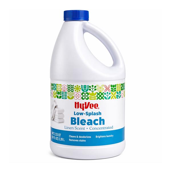 Hy-Vee Low-Splash Bleach Concentrated, Linen Scent | Hy-Vee Aisles