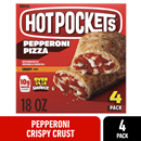 Hot Pockets Pepperoni Pizza, Crispy Crust, 4Ct