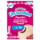 Smuckers Uncrustables PB&J Sandwiches, Peanut Butter & Raspberry Spread, 4-2 oz Sandwiches