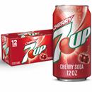 7UP Cherry Flavored Soda, 12Pk