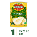 Del Monte Bartlett Pear Halves In Heavy Syrup