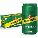 Schweppes Caffeine Free Ginger Ale 12 Pack