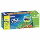 Ziploc Sandwich Bags with EasyGuide, Bonus Pk